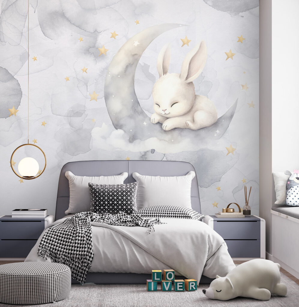 A rabbit on the moon A rabbit on the moon