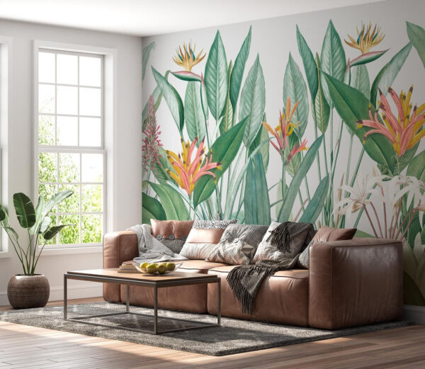 Vibrant tropical foliage in harmony Vibrant tropical foliage in harmony