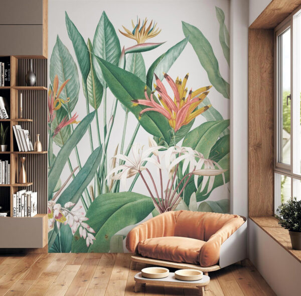 Vibrant tropical foliage in harmony Vibrant tropical foliage in harmony