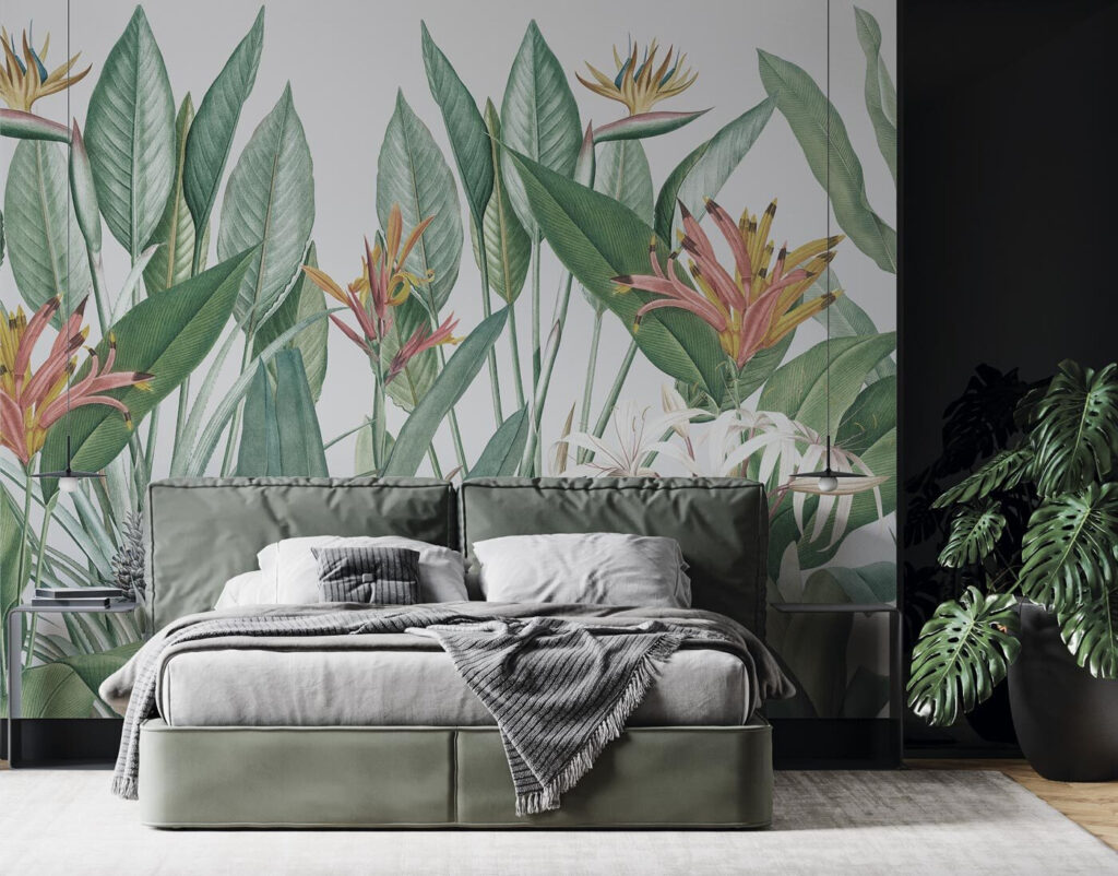 Vibrant tropical foliage in harmony Vibrant tropical foliage in harmony