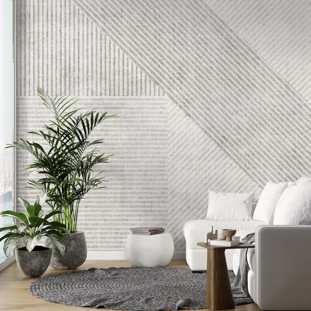 White and gray striped pattern White and gray striped pattern