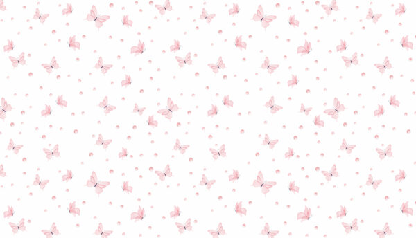 Pattern of butterflies and dots Pattern of butterflies and dots