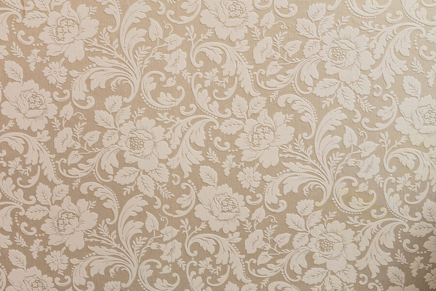 Elegancka tkanina w kwiatowy wzór