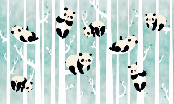 Pandy na drzewie Pandy na drzewie