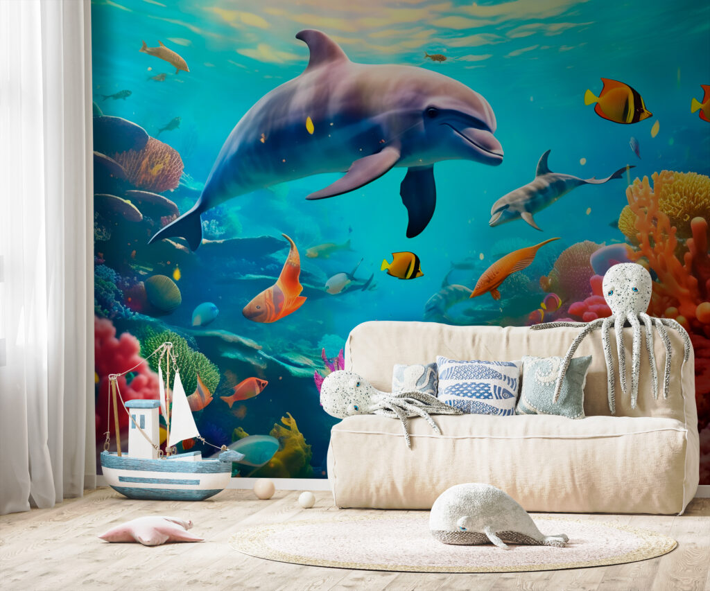 u94773pir2 1024x853 - Delfin pływający w rafie koralowej - tegory