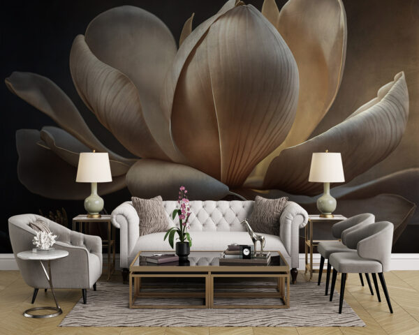 Graceful magnolia in soft light