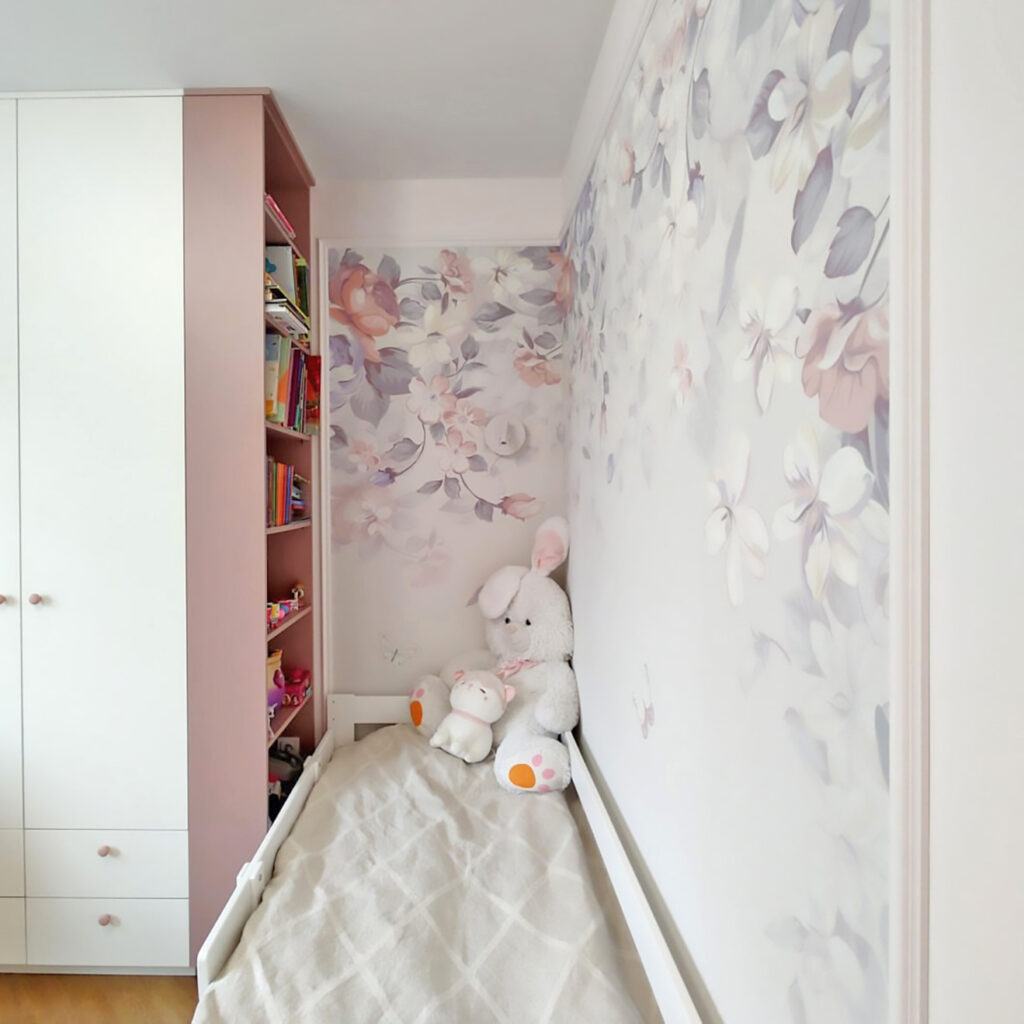 Floral pattern with butterflies