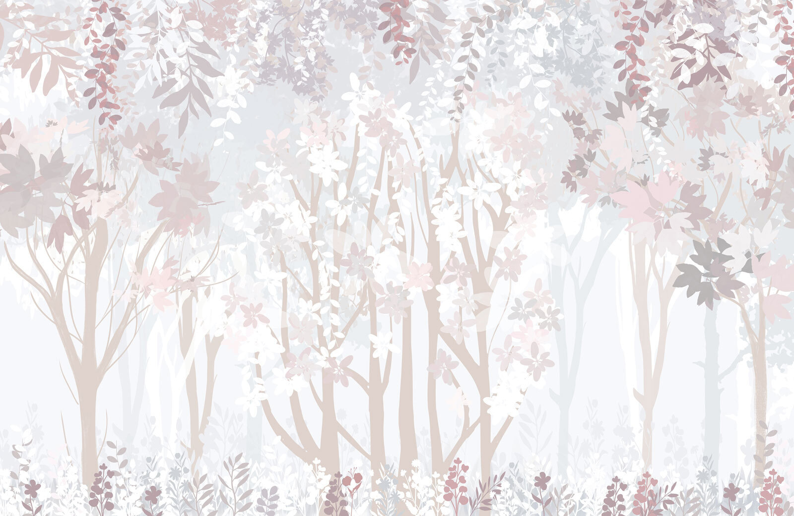 White and pink floral pattern White and pink floral pattern