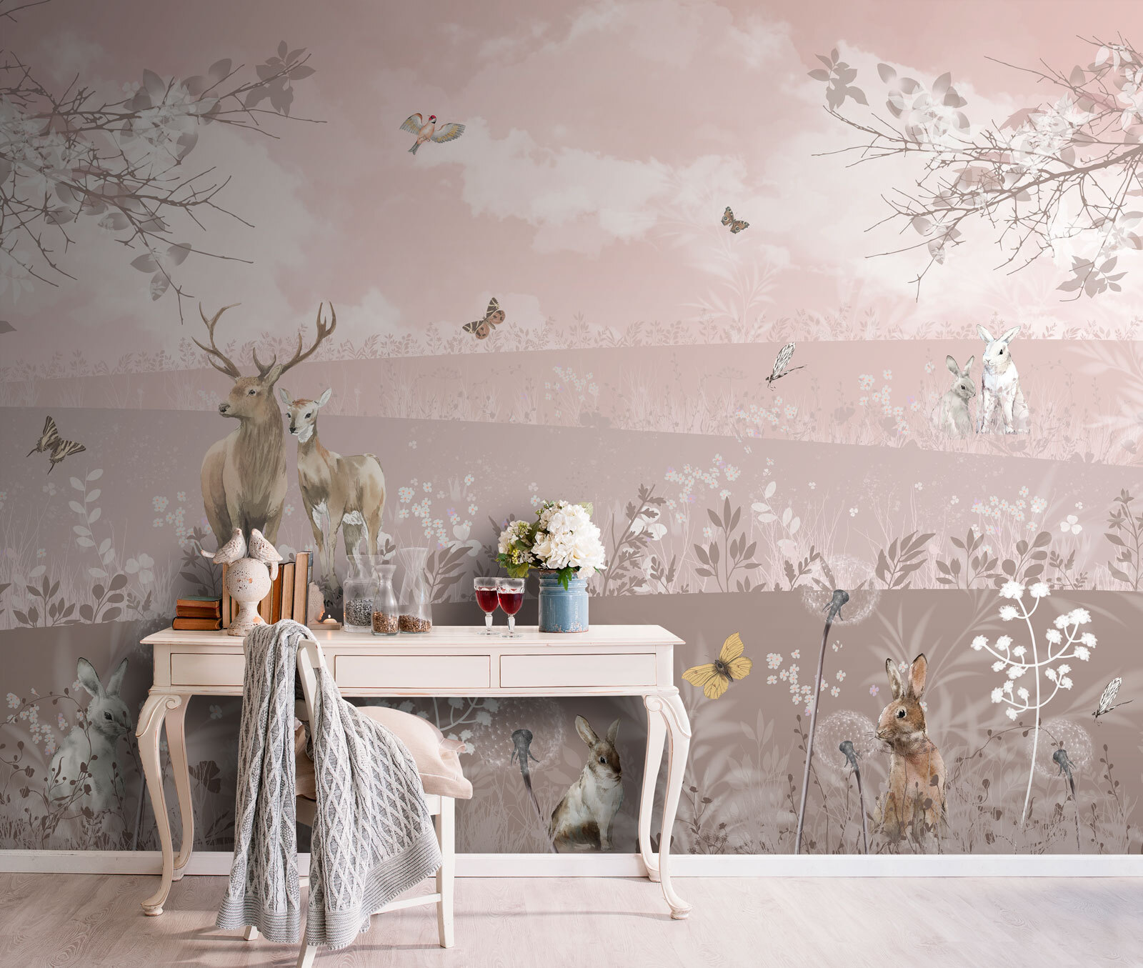 Group of animals in a field