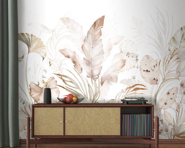 Eleganckie elementy botaniczne w delikatnych odcieniach. Eleganckie elementy botaniczne w delikatnych odcieniach.