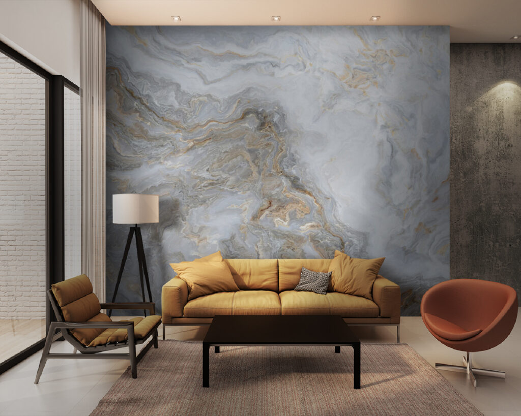 Elegant swirls of soft colors