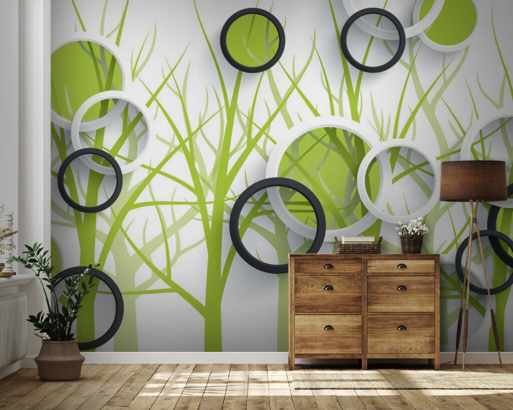 u78082pig41 1024x819 - Tapeta z okręgami i drzewami - tegory