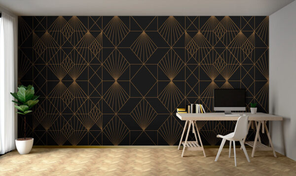 Elegancki metaliczny wzór geometryczny Elegancki metaliczny wzór geometryczny