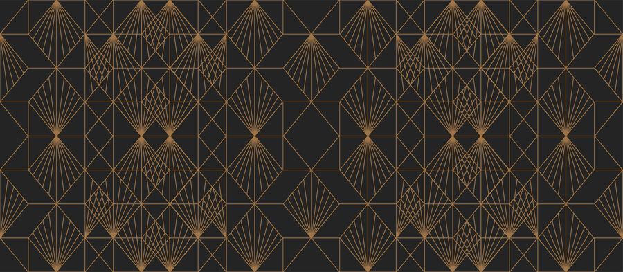 Elegancki metaliczny wzór geometryczny