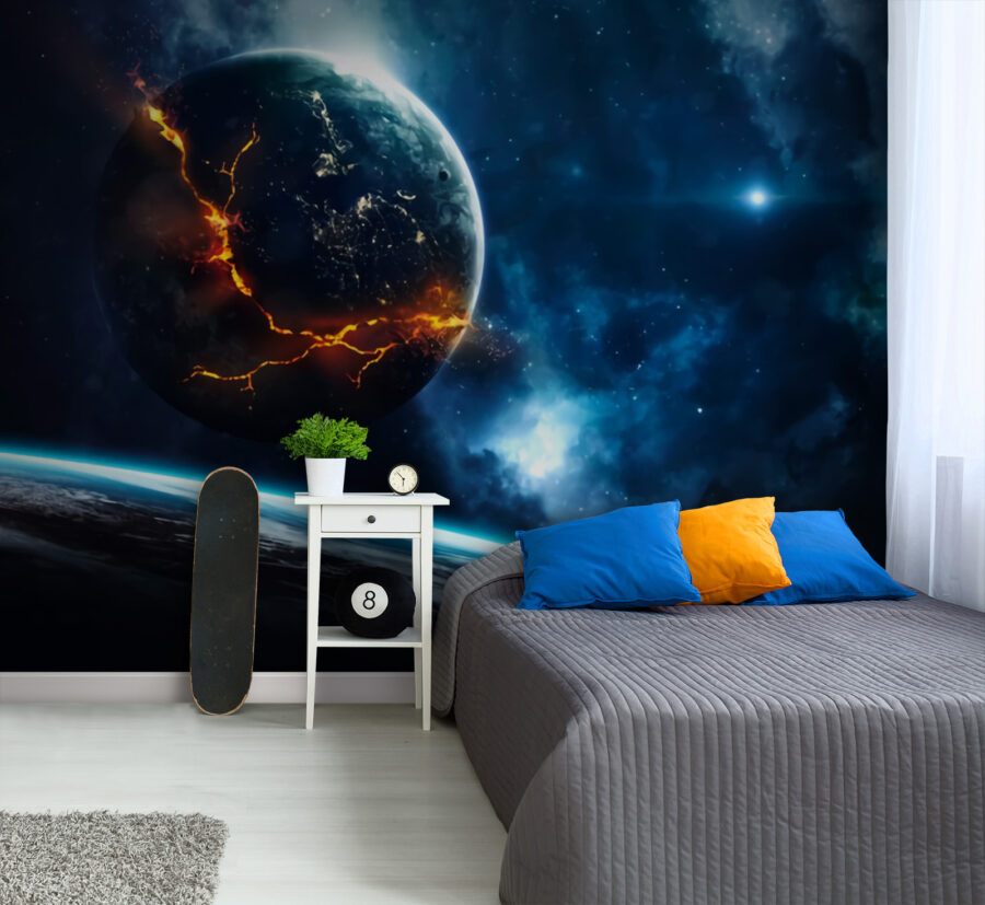 Planeta z pęknięciem w ziemi Planeta z pęknięciem w ziemi