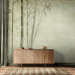 Fototapeta Grupa drzew bambusowych