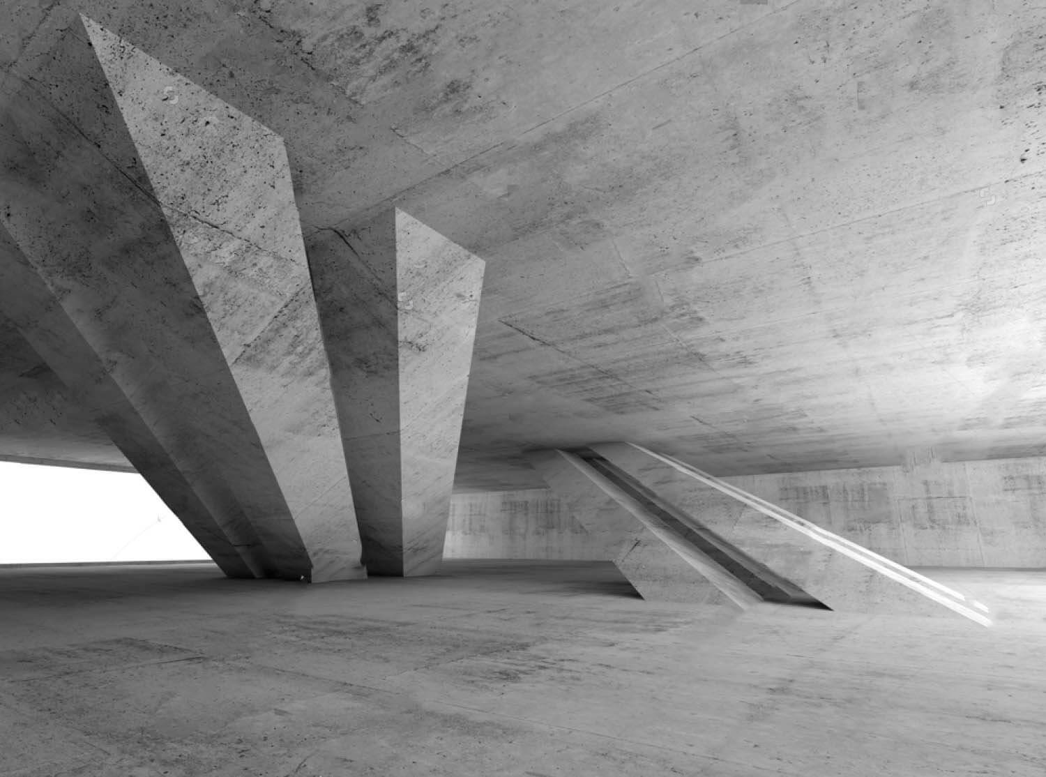 u72303p - Betonowe pomieszczenie z kolumnami - tegory