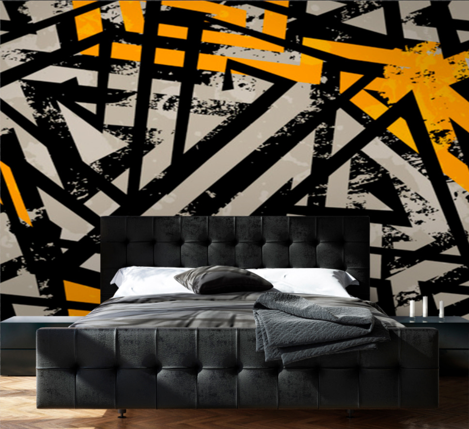 Black and yellow pattern