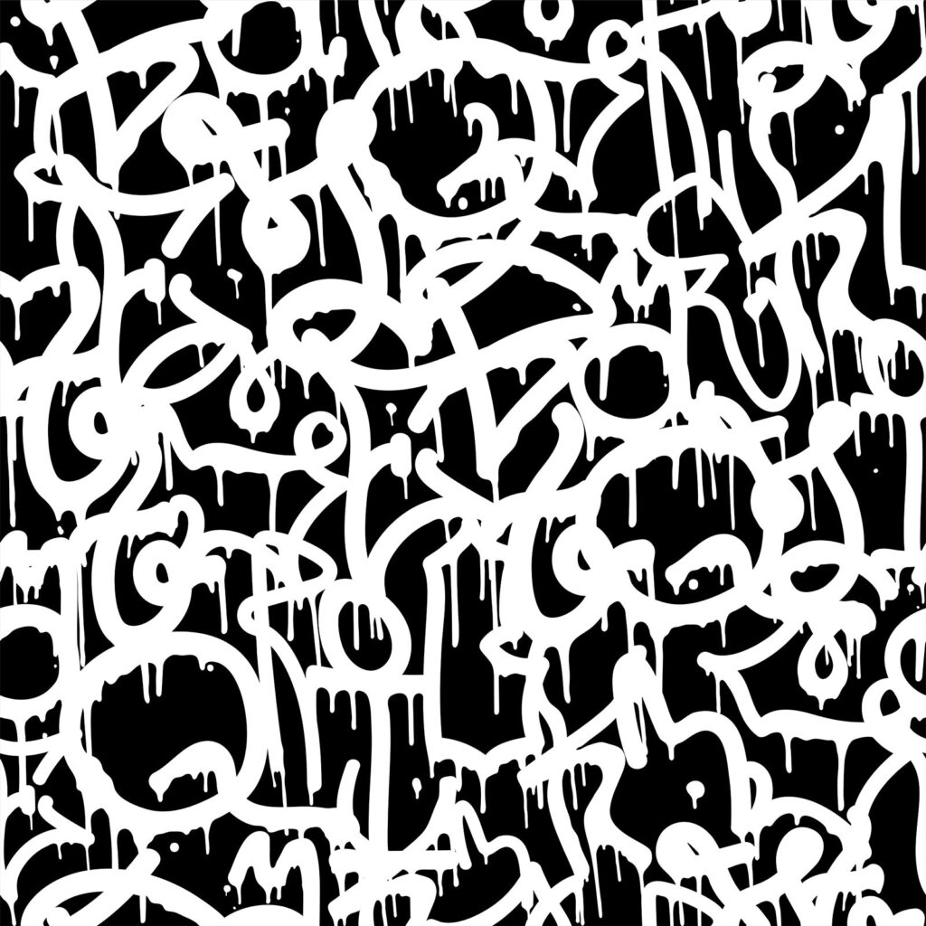 Czarno-białe graffiti Czarno-białe graffiti