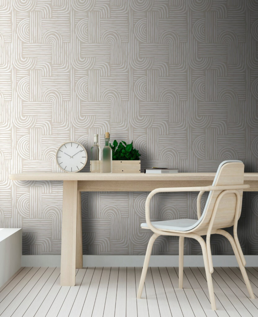 White and red pattern