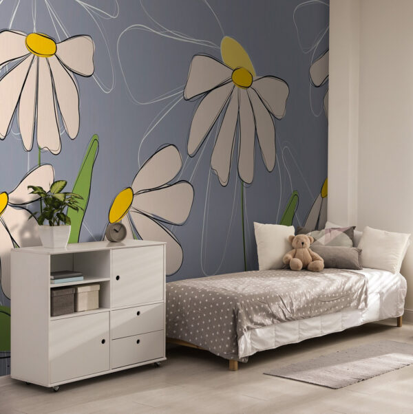 Rysunek kwiatów na szarym tle u71643pir2 600x602 - Rysunek kwiatów na szarym tle - tegory