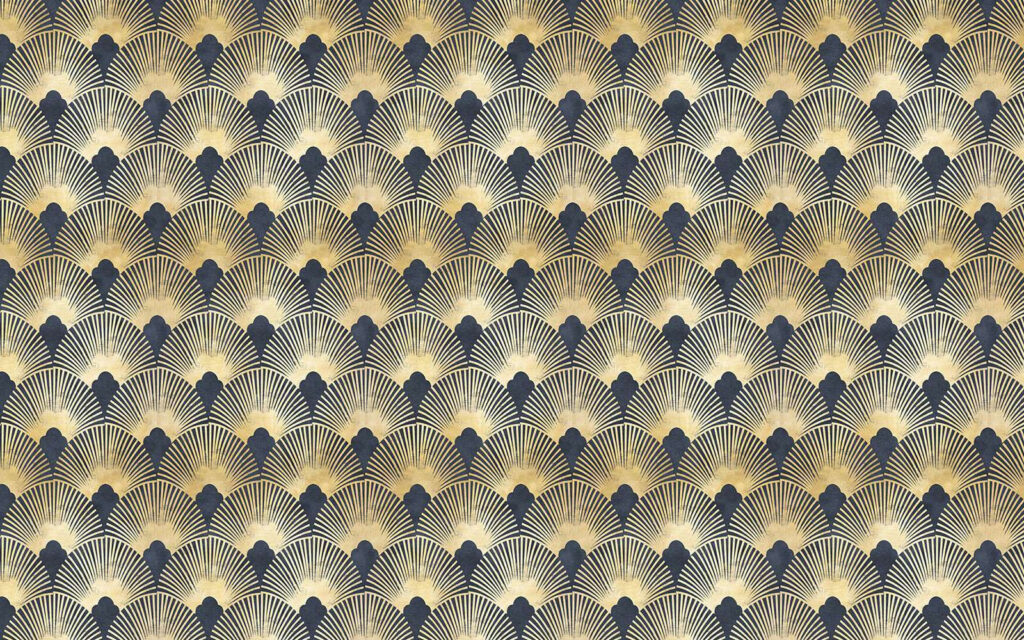 Elegancki symetryczny wzór w stylu art deco. Elegancki symetryczny wzór w stylu art deco.
