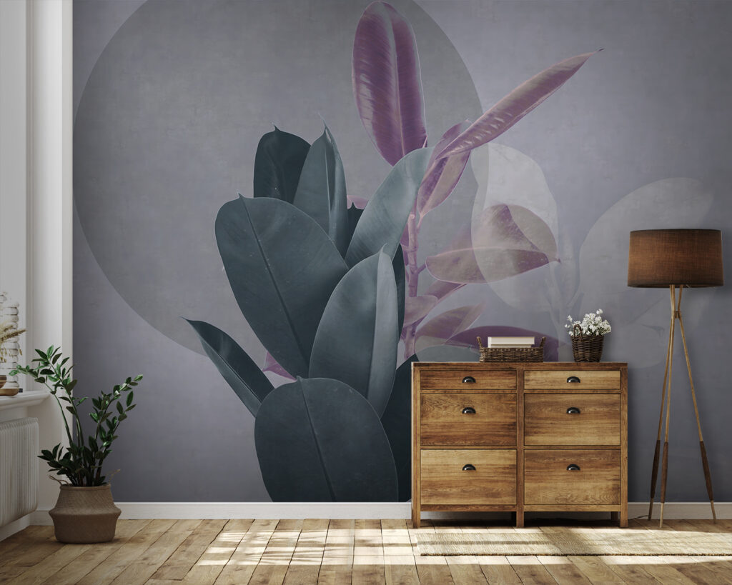Elegant foliage with soft color tones