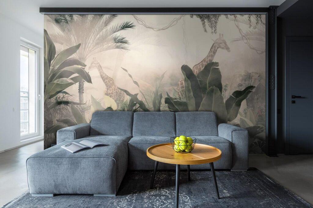 u71250pig1 1024x683 - Żyrafy w lesie z drzewami i roślinami - tegory