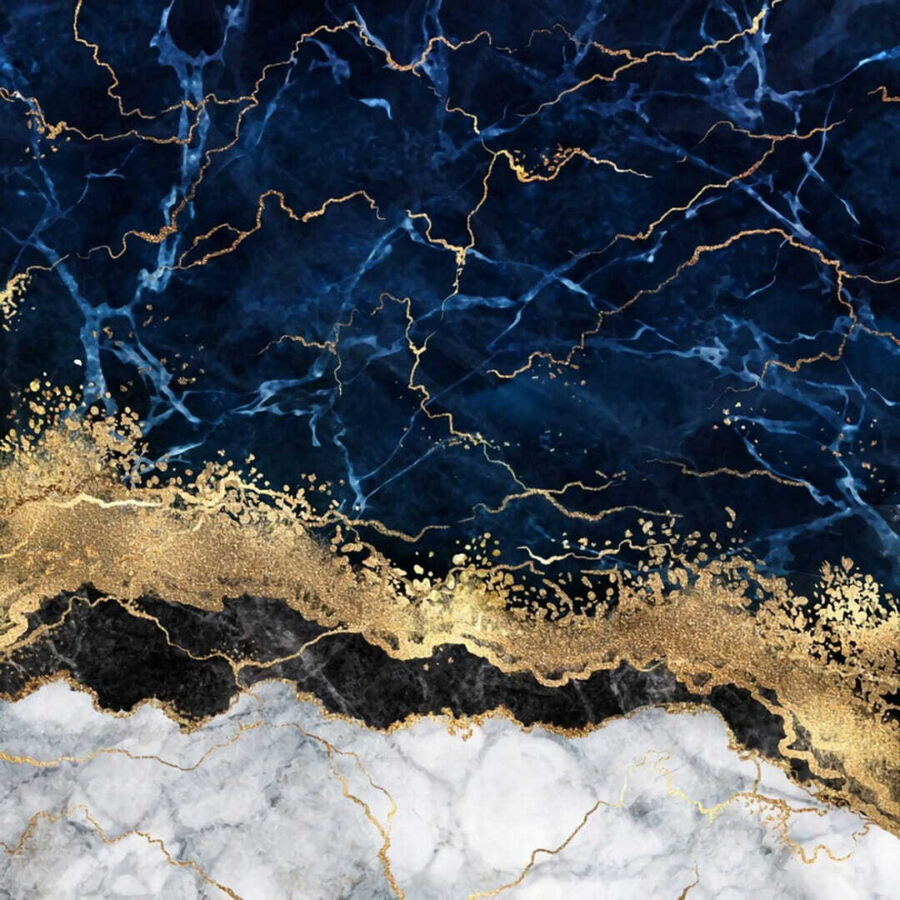 Warstwy marmuru i minerałów przecinają się Warstwy marmuru i minerałów przecinają się