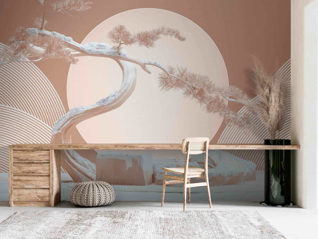 Tree with snow on it