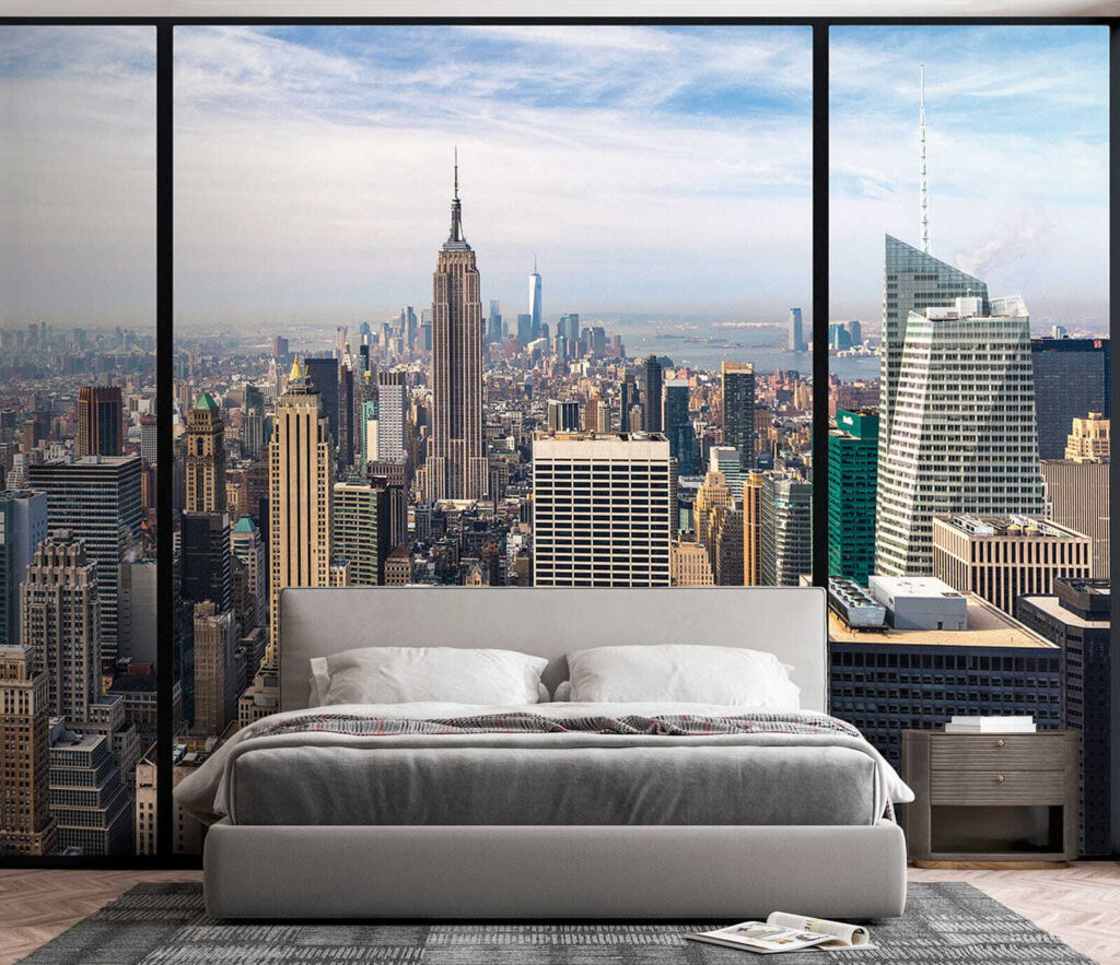 City with tall buildings