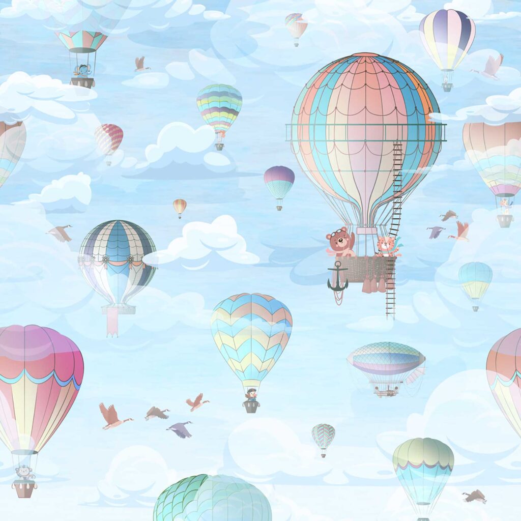 Wzór balonów na ogrzane powietrze Wzór balonów na ogrzane powietrze
