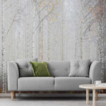 Fototapeta Grupa drzew w lesie