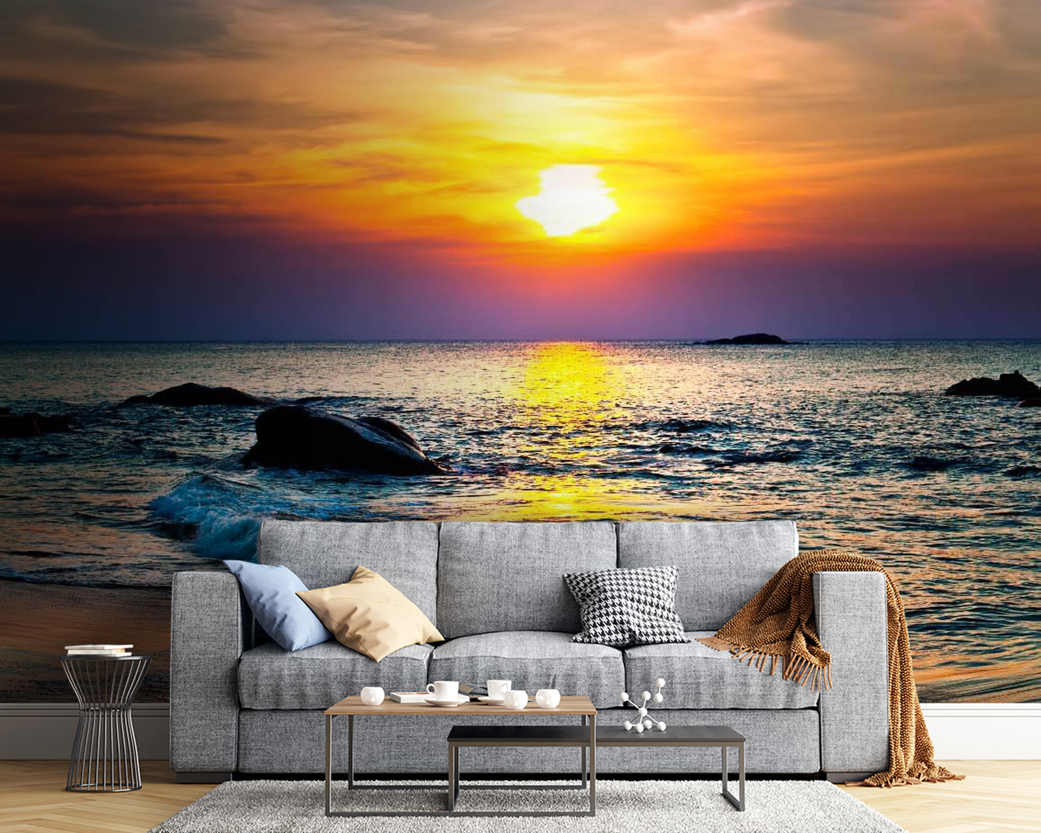 u57778pig54m - Zachód słońca nad plażą - tegory