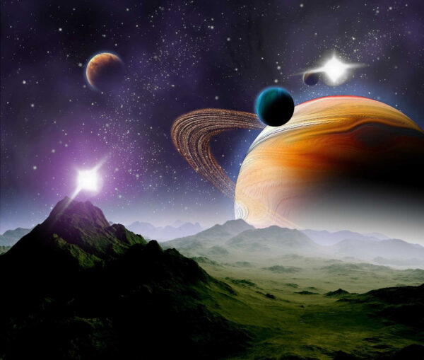 Planety i gwiazdy w kosmosie Planety i gwiazdy w kosmosie