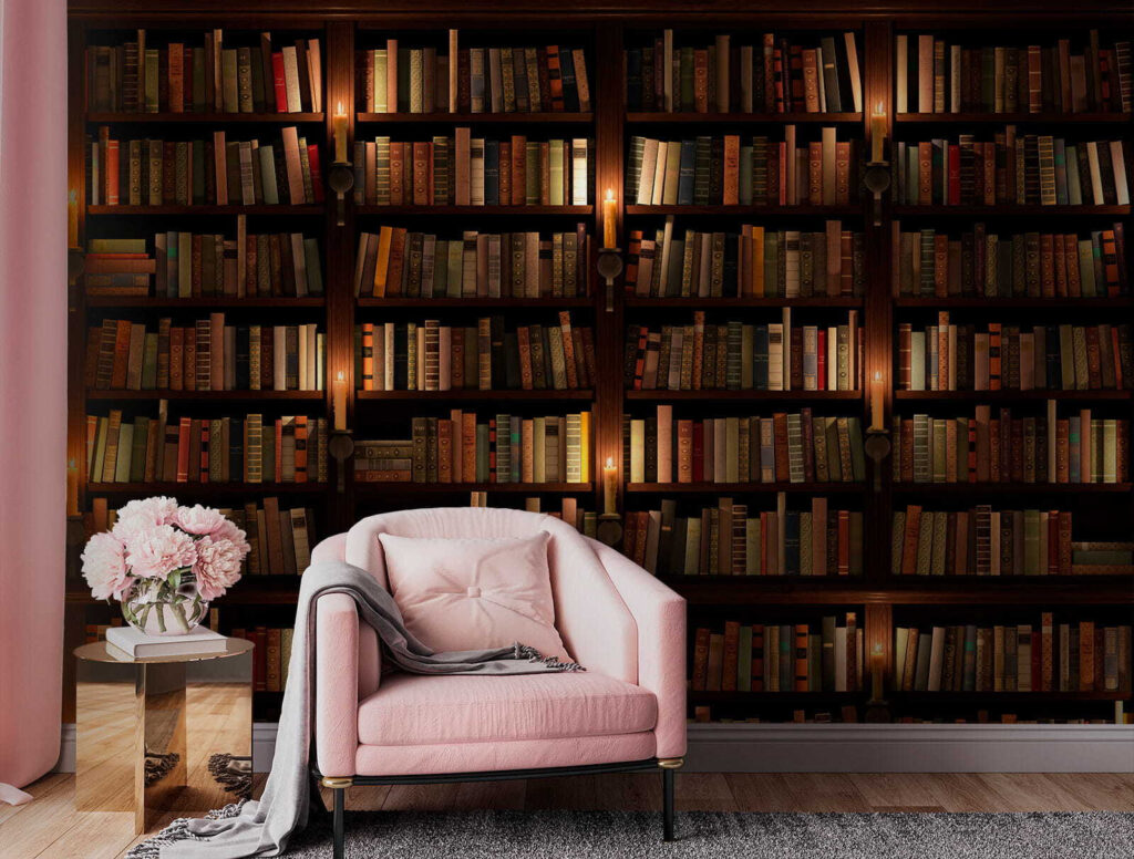 Large bookcase full of books Large bookcase full of books