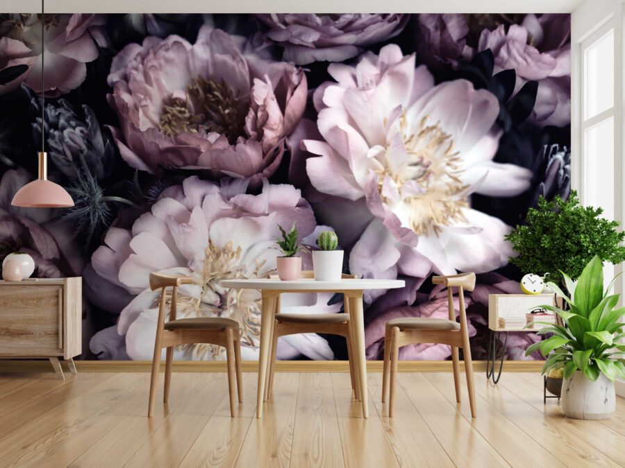 Elegant blooms in soft hues Elegant blooms in soft hues