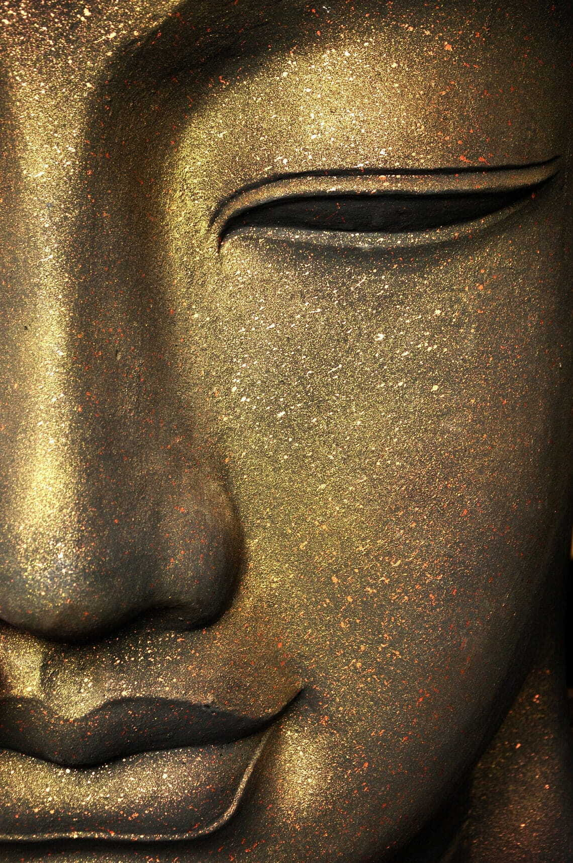 Tranquil expression of inner peace