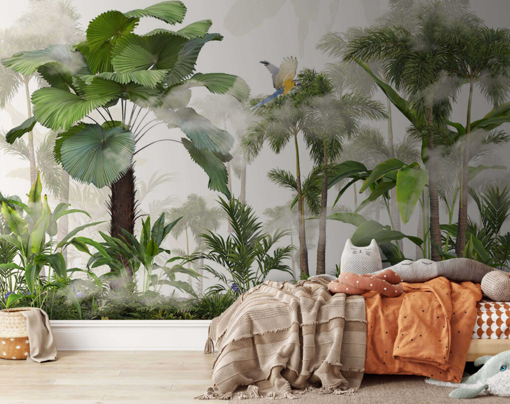 Group of trees and plants