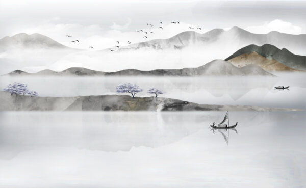 Boat on a lake Boat on a lake