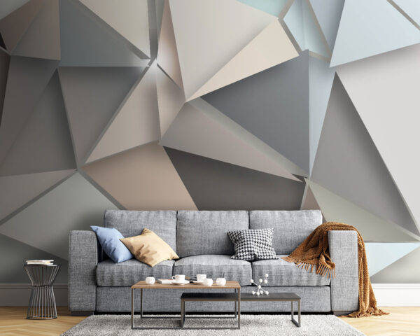 Abstrakcyjne geometryczne kształty w delikatnych kolorach. Abstrakcyjne geometryczne kształty w delikatnych kolorach.