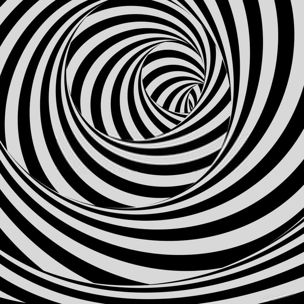 Czarno-biały wzór spirali Czarno-biały wzór spirali
