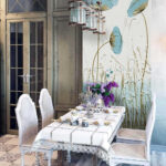 Fototapeta Malowanie kwiatów na polu