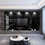 Fototapeta Czarny i biały marmur