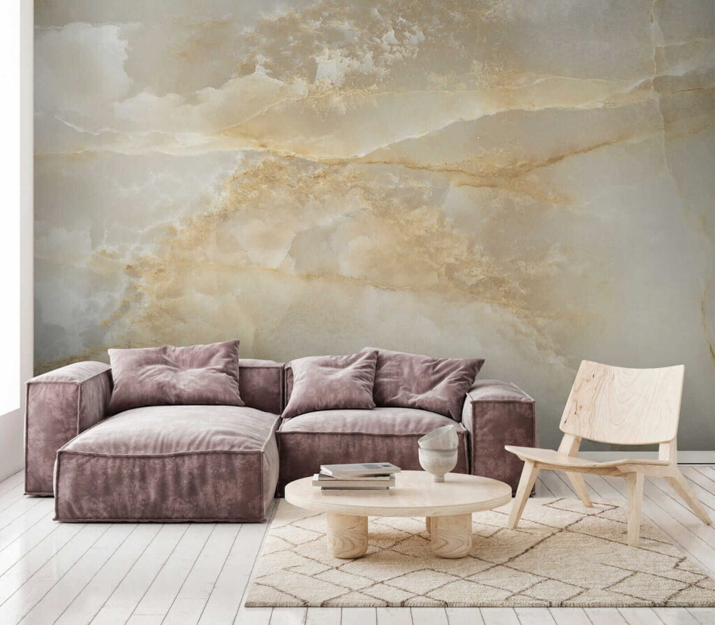 Soft hues blend in natural patterns