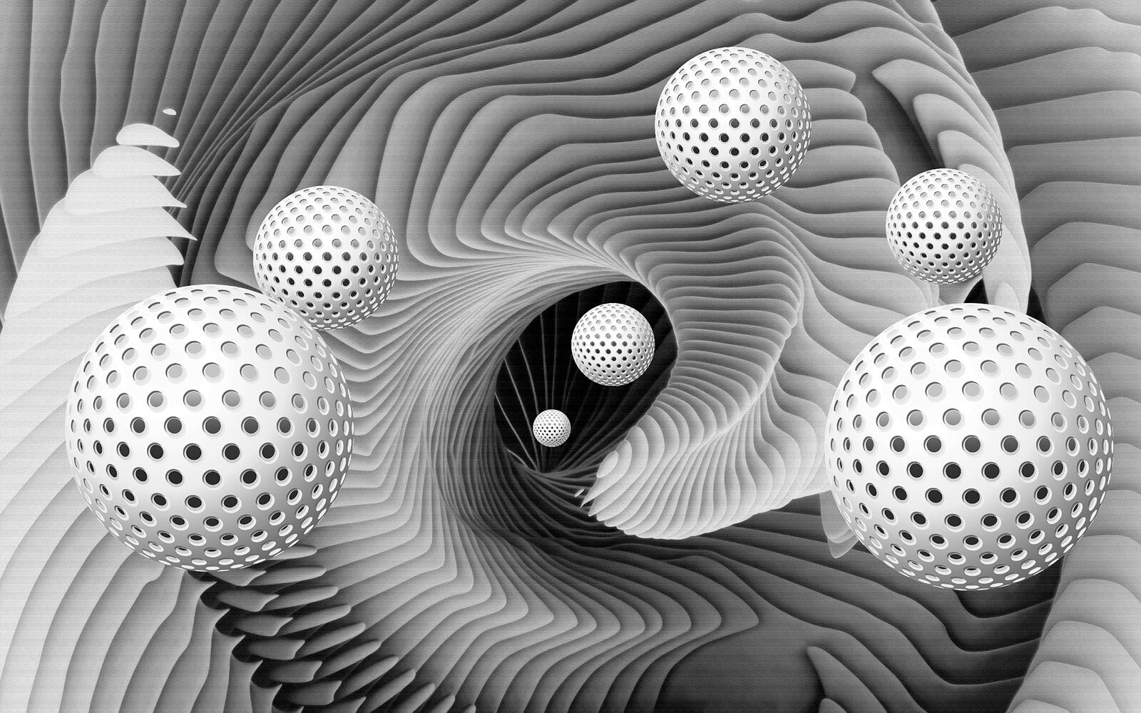 u25846p - Czarno-biały wirujący wir - tegory