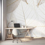 Fototapeta Grupa brązowych liści