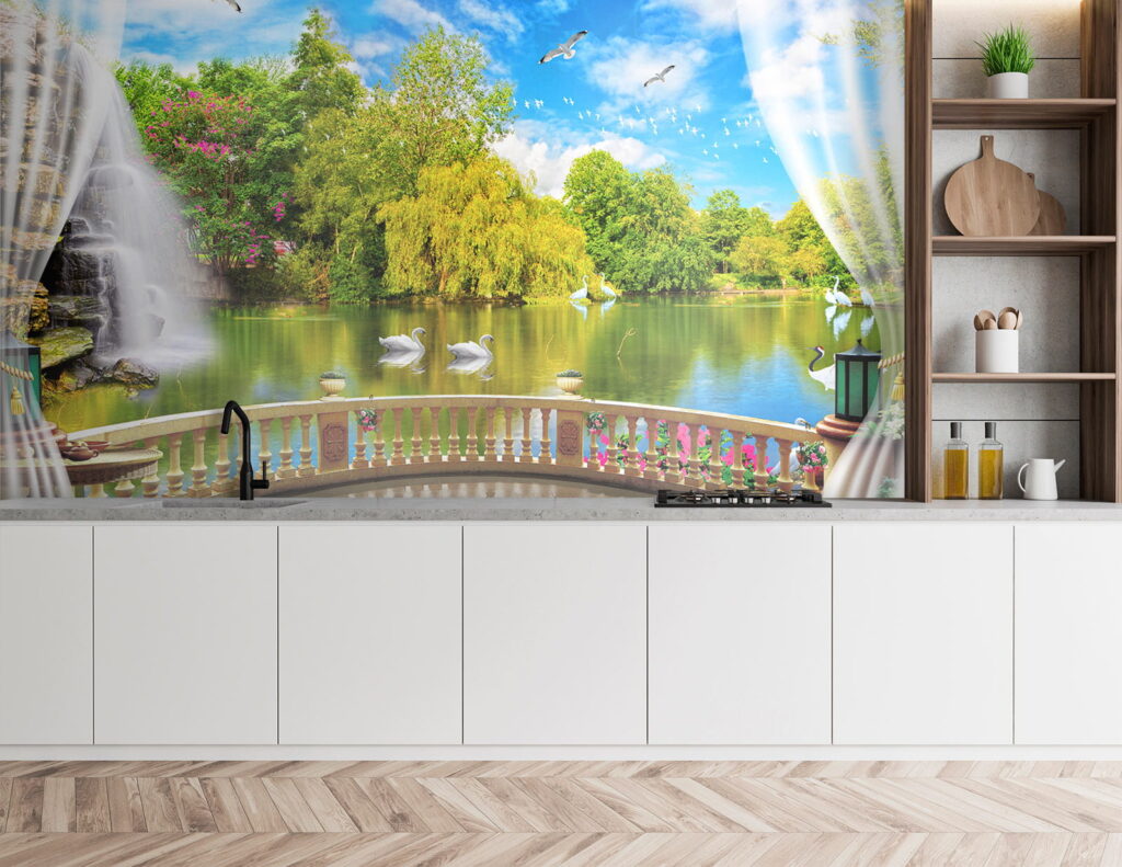 u18753pik4 1024x791 - Widok na staw z ptakami i drzewami - tegory