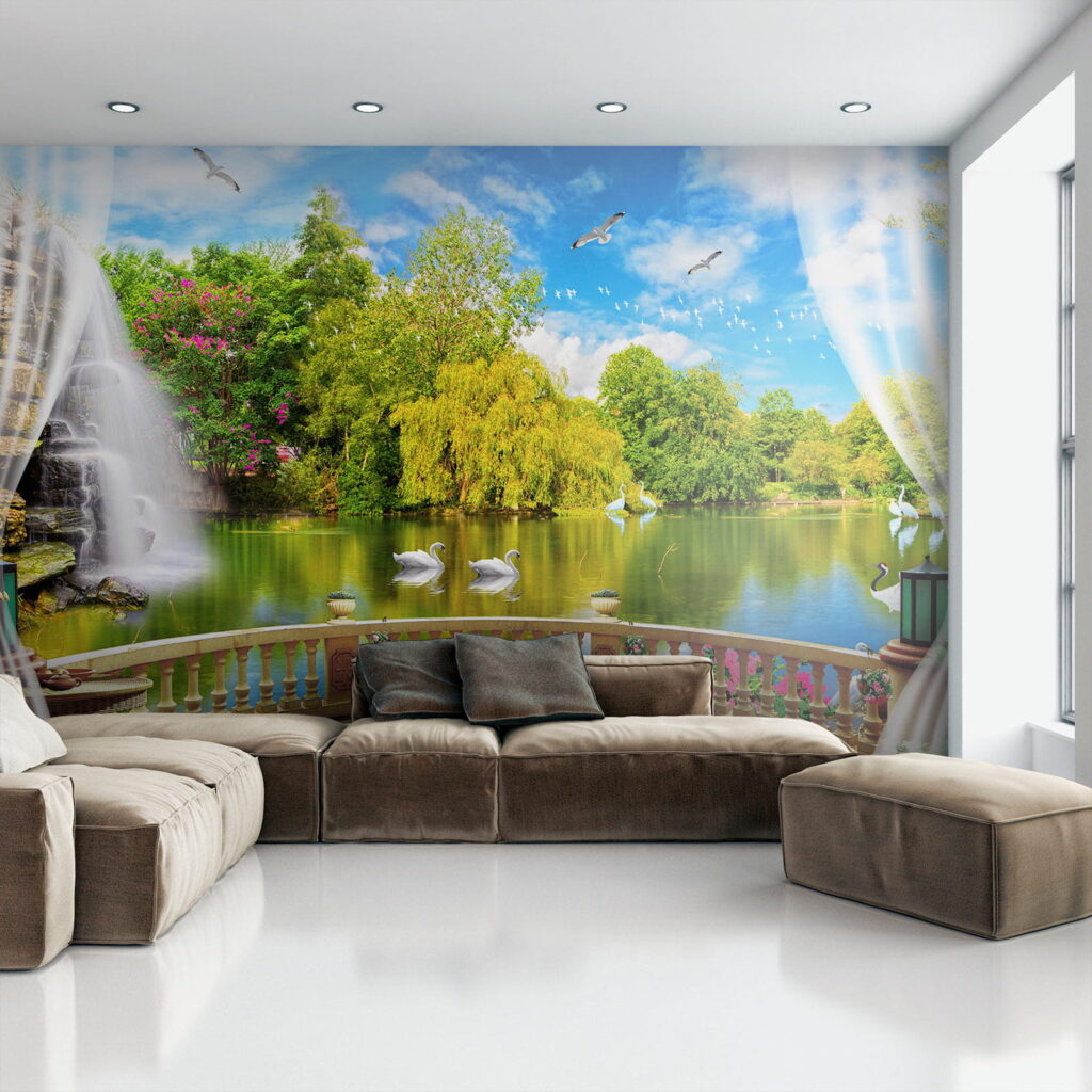 u18753pig1 1024x1024 - Widok na staw z ptakami i drzewami - tegory