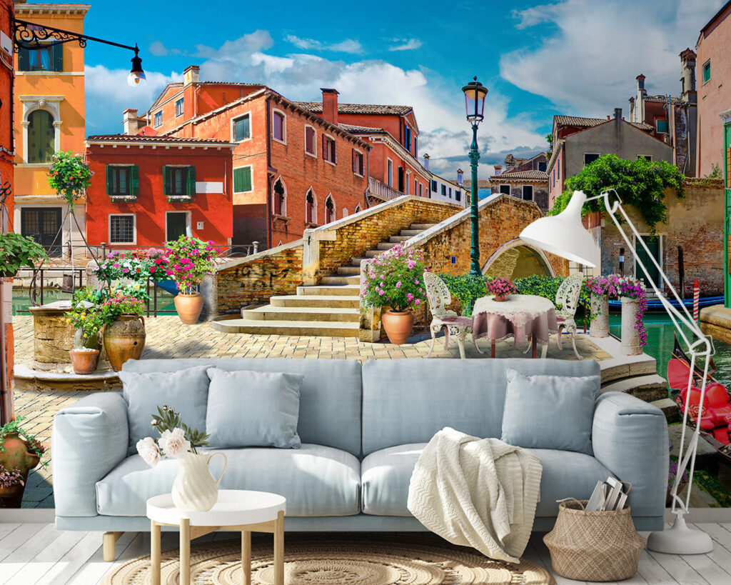 u18551pig14 1024x819 - Patio ze stołem i krzesłami oraz fontanną przed budynkiem - tegory